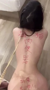 母狗肉便器插着肛塞羞辱后入